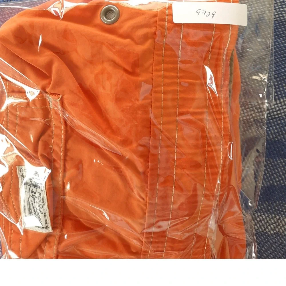 Polo Ralph Lauren Mens Orange Swim Trunks Board Shorts Pony Logo Medium